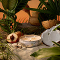 3 Wick Tin Candle - Tahitian Coconut Vanilla