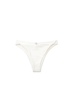 Twisted Bikini Bottom - Pearl White
