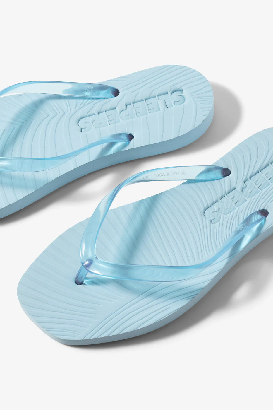 Sleepers Tapered Platform Transparent - Blue Trans