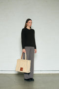 Teddy Bag L - Ecru