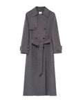 Thale Ulltrenchcoat - Gråmelerad