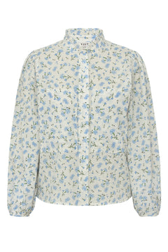 Tiffany Shirt - White/Blue