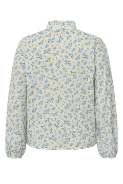 Tiffany Shirt - White/Blue