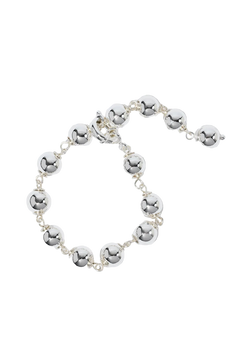 Tiny Sphere Bracelet - Silver