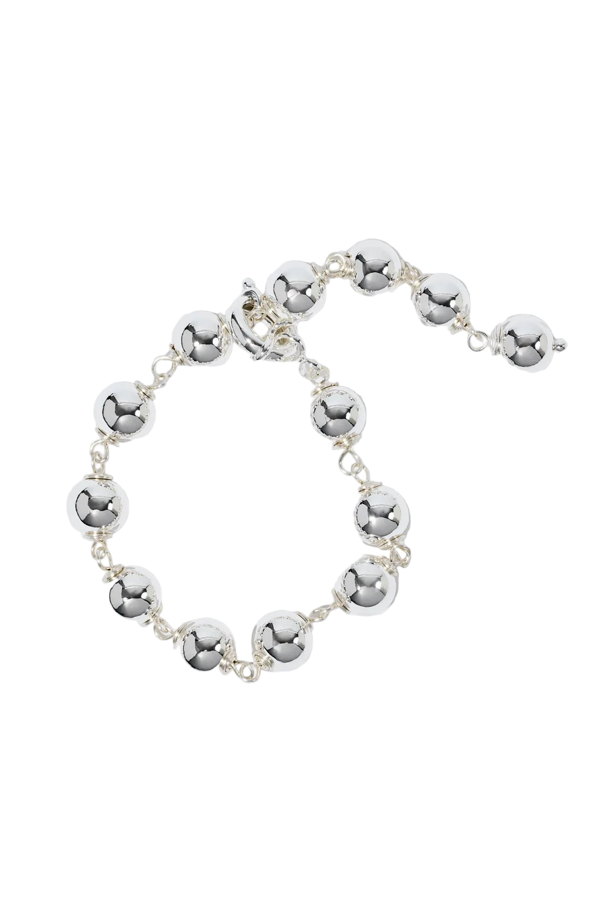 Tiny Sphere Armband - Silver