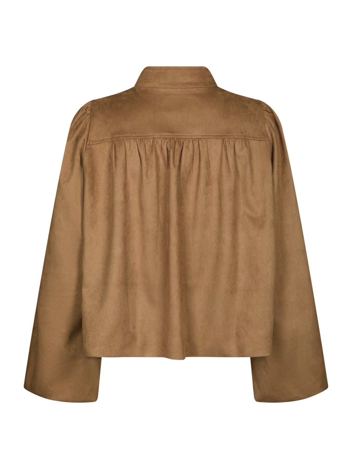 Tirsa Faux Suede Jacka - Cognac