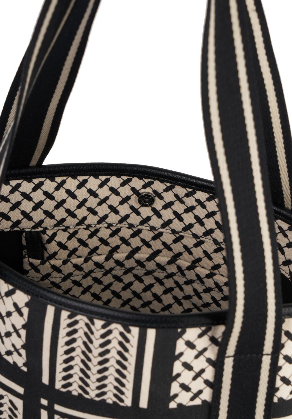 Tote Carmela 2.0 - Heritage Stripe Black