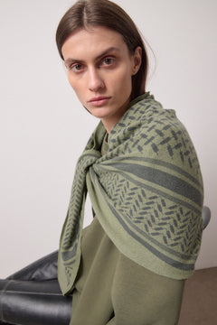 Triangle Trinity Cashmere - Moss/Asphalt