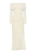 Turn Up Dress - Krämvit