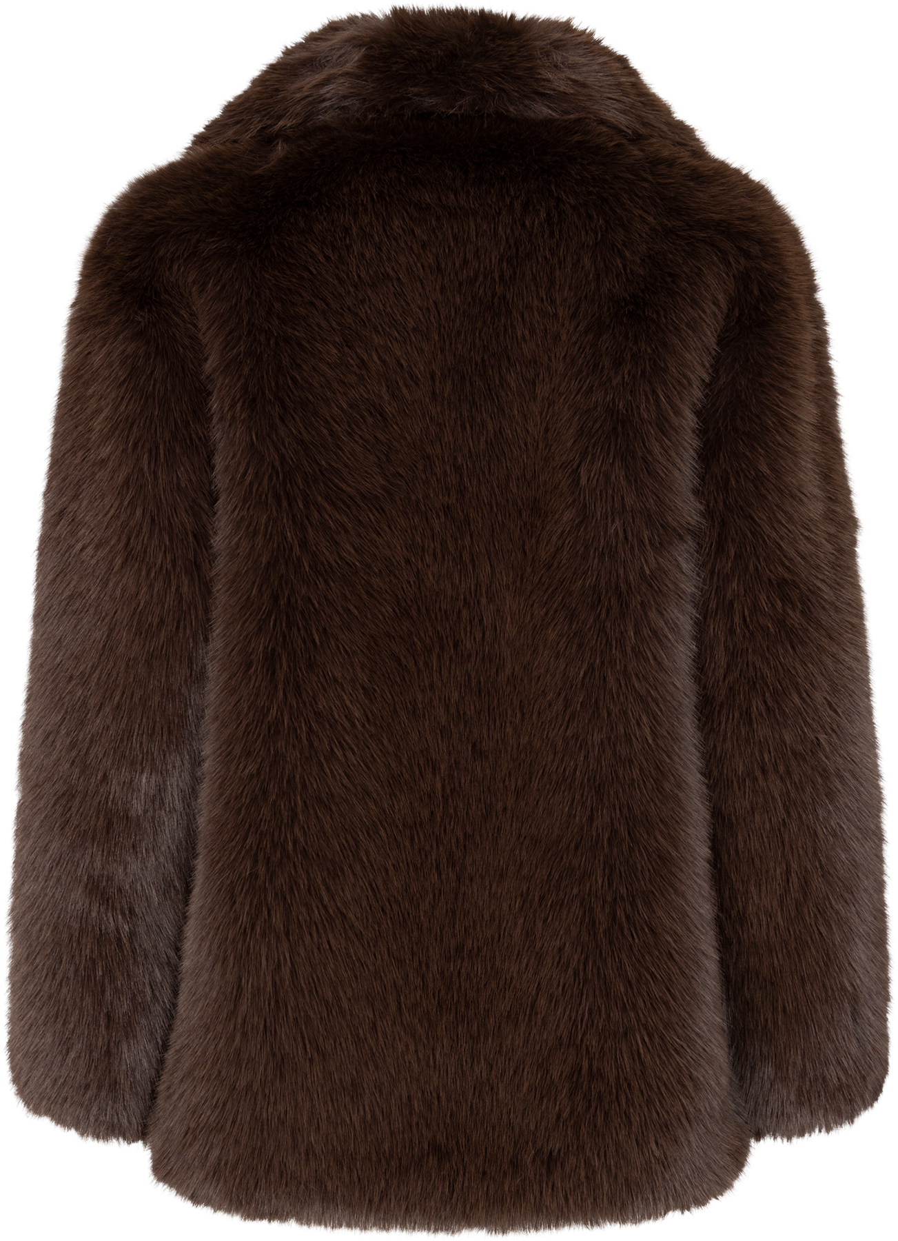 North Faux Fur Jacket - Brown