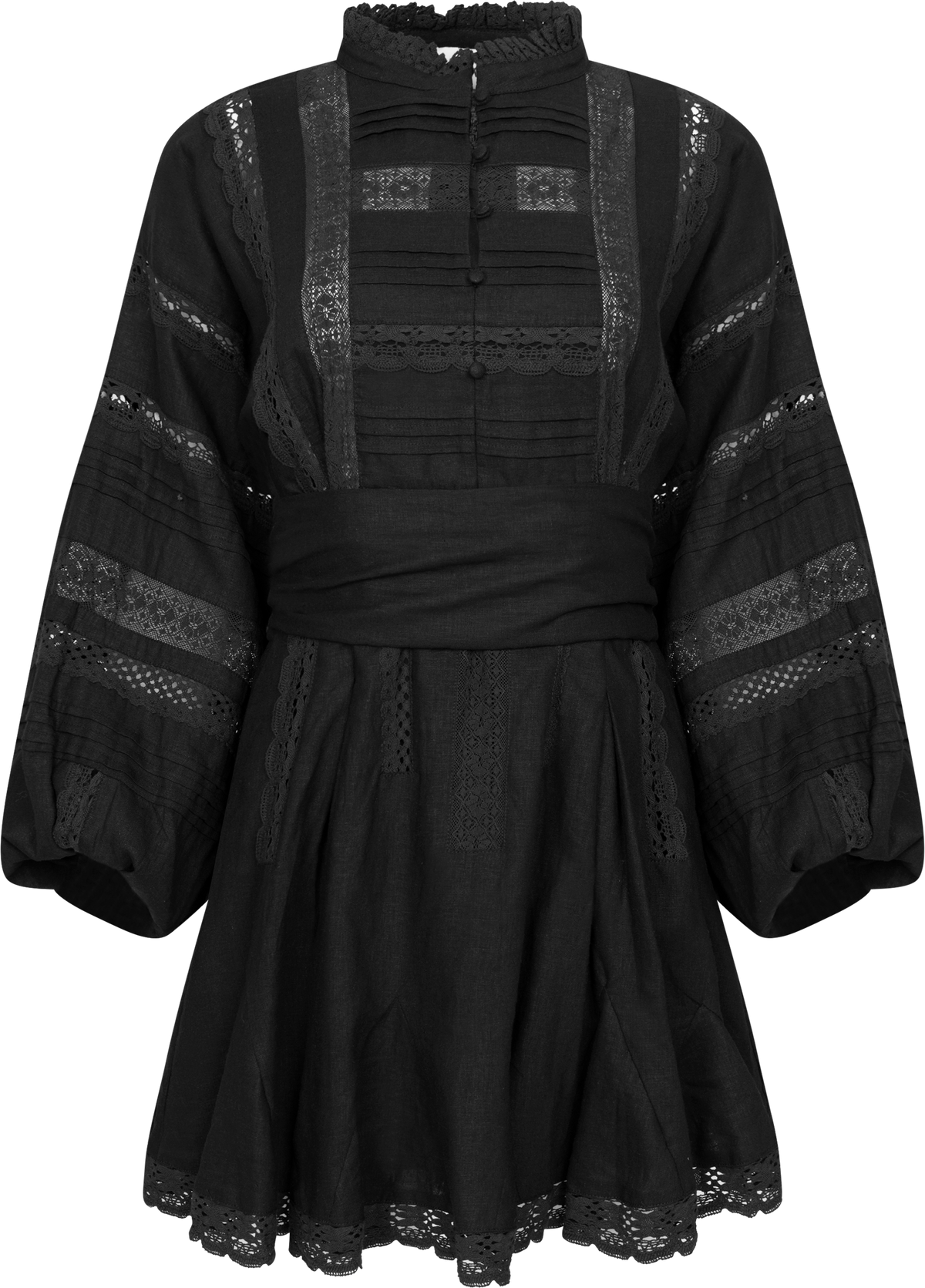 Lita Autumn Dress - Black