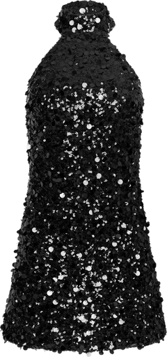 Emilyic Mini Dress - Black Sequin