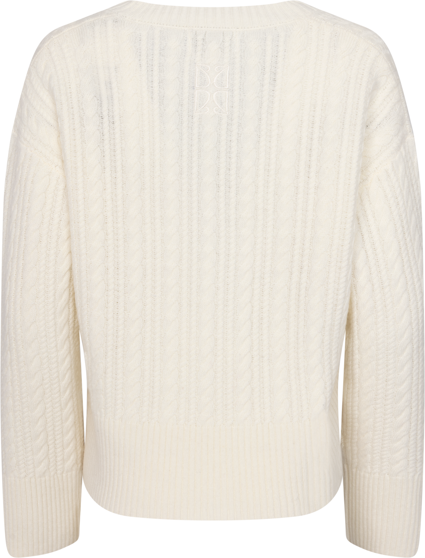 Cathrine Cashmere Cable Knit Sweater - Kräm