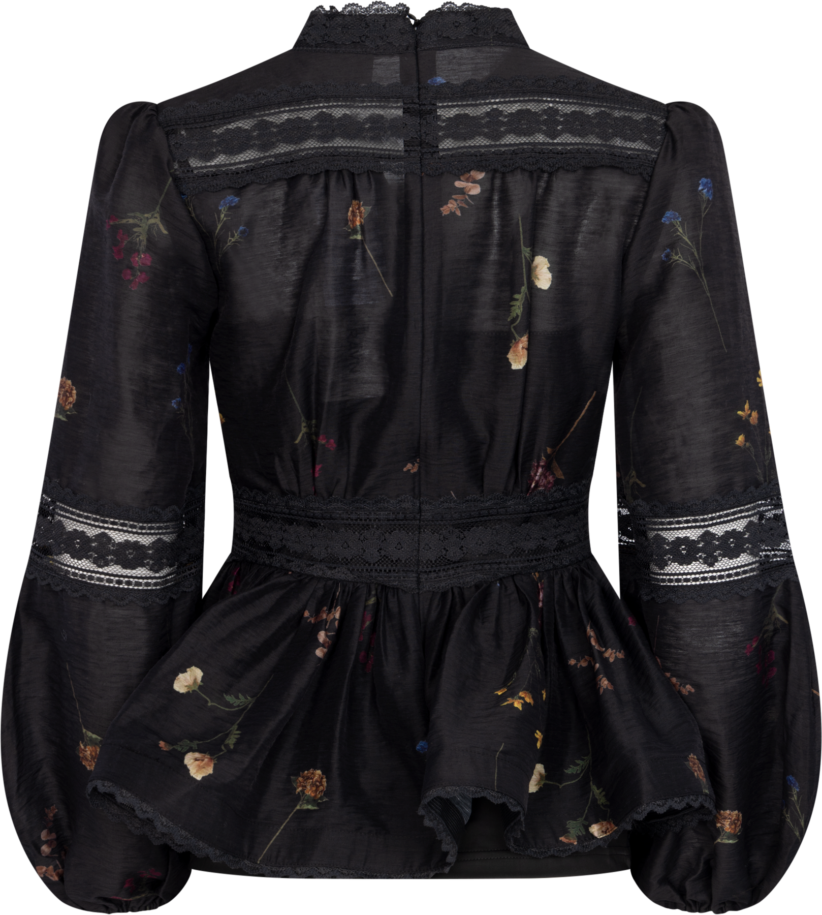 Aliah Garden Blus - Black Garden Art