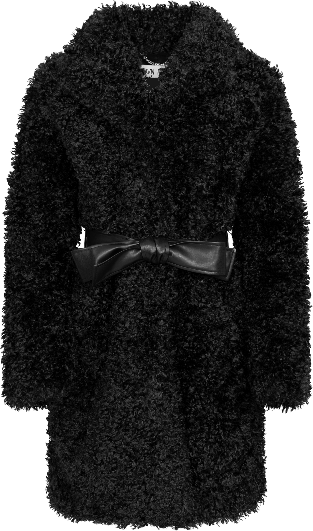 Bianca Faux Fur Jacket - Svart