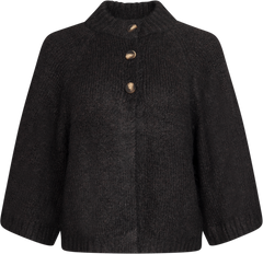 Diana Cape Cardigan - Dark Brown
