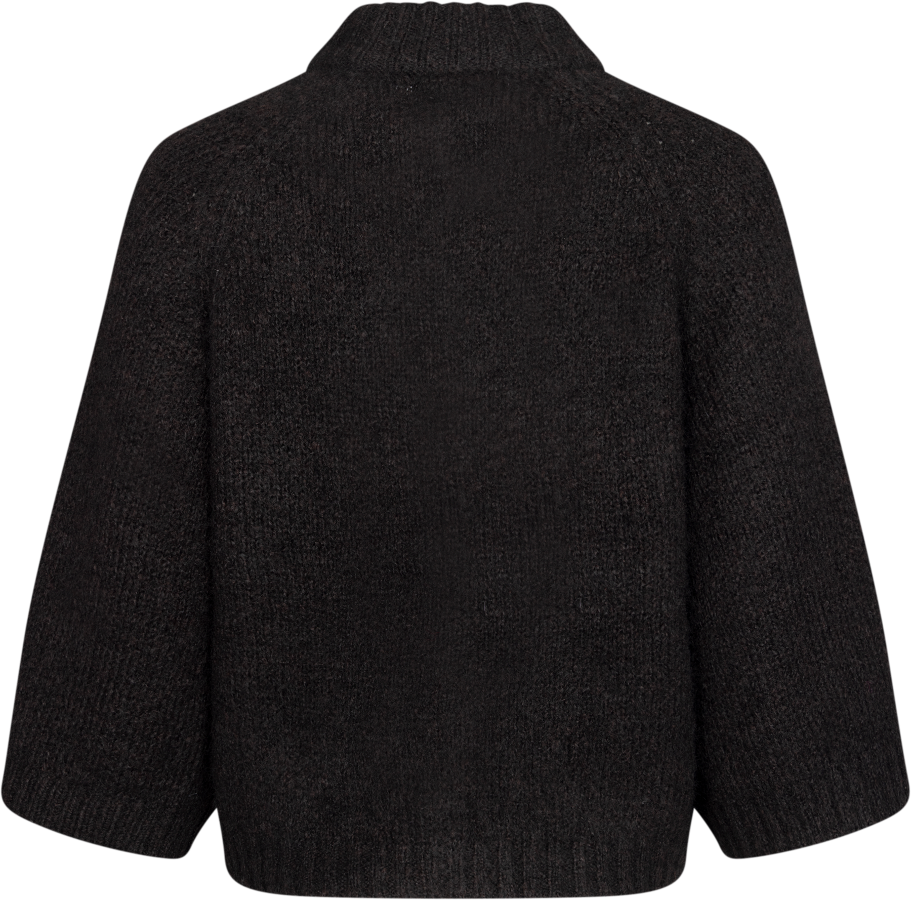 Diana Cape Cardigan - Mörkbrun