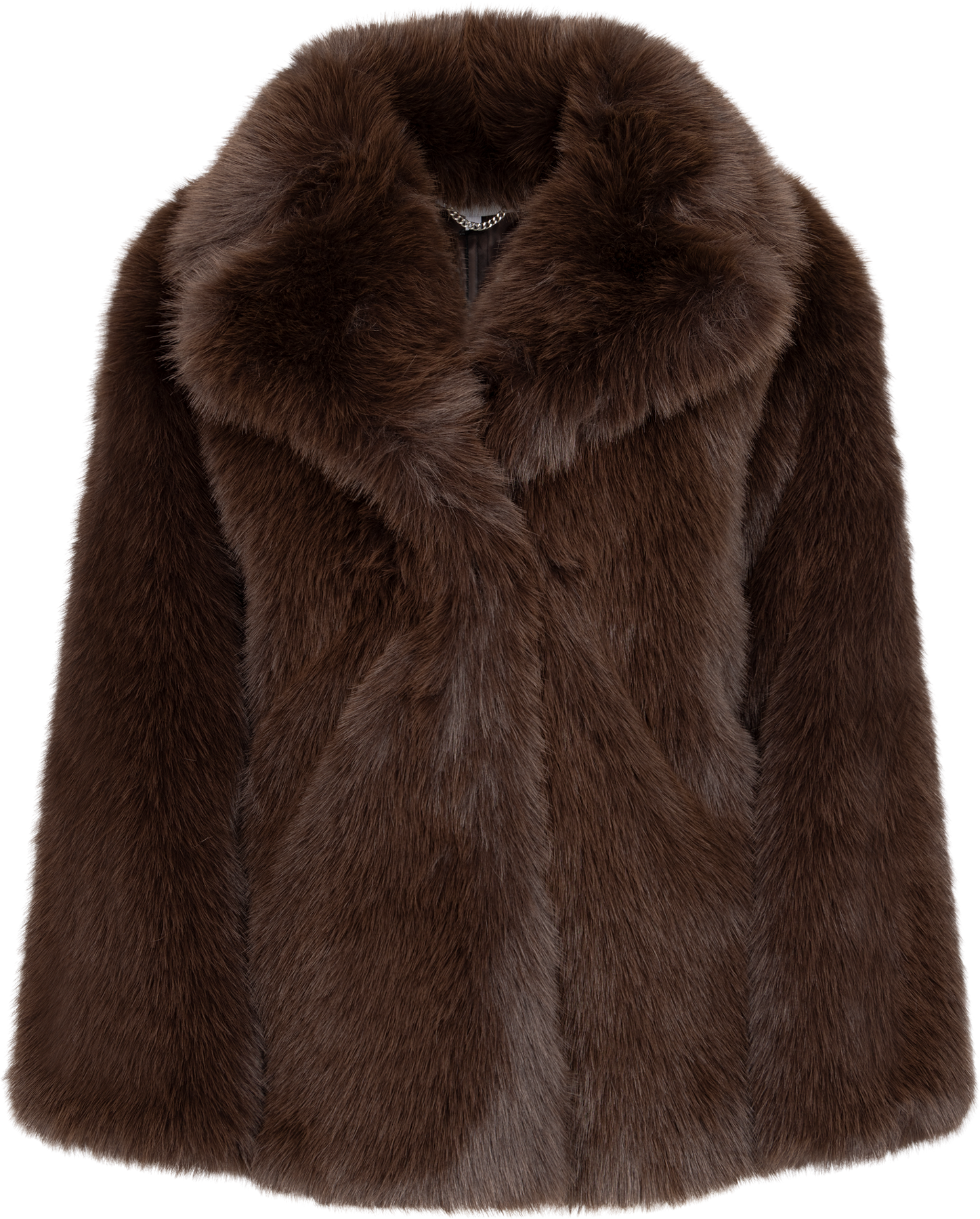 North Faux Fur Jacket - Brown