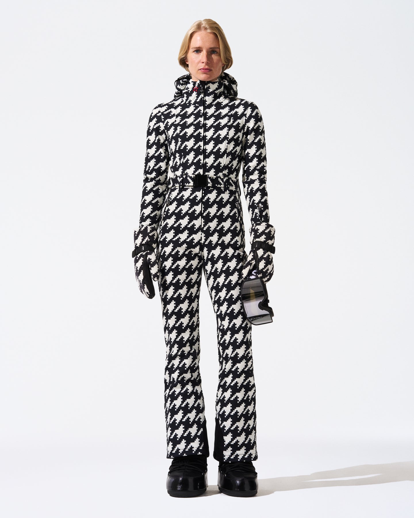 Goggles - Houndstooth - Black/Snow White