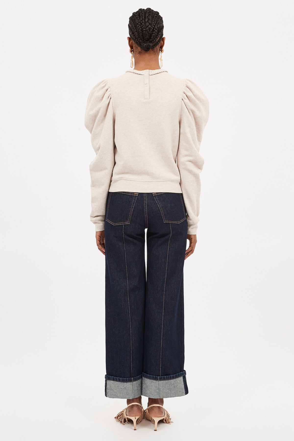 Drew Pullover - Oatmeal Melange
