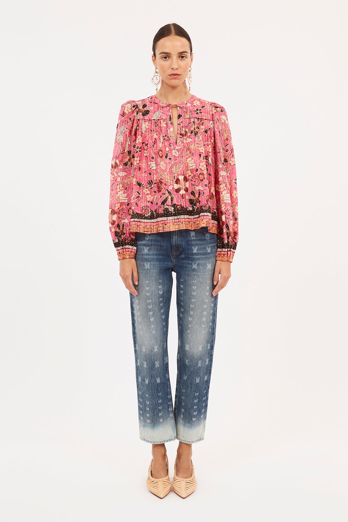 Andi Blouse - Hollyhock