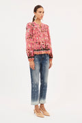Andi Blouse - Hollyhock