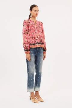Andi Blouse - Hollyhock