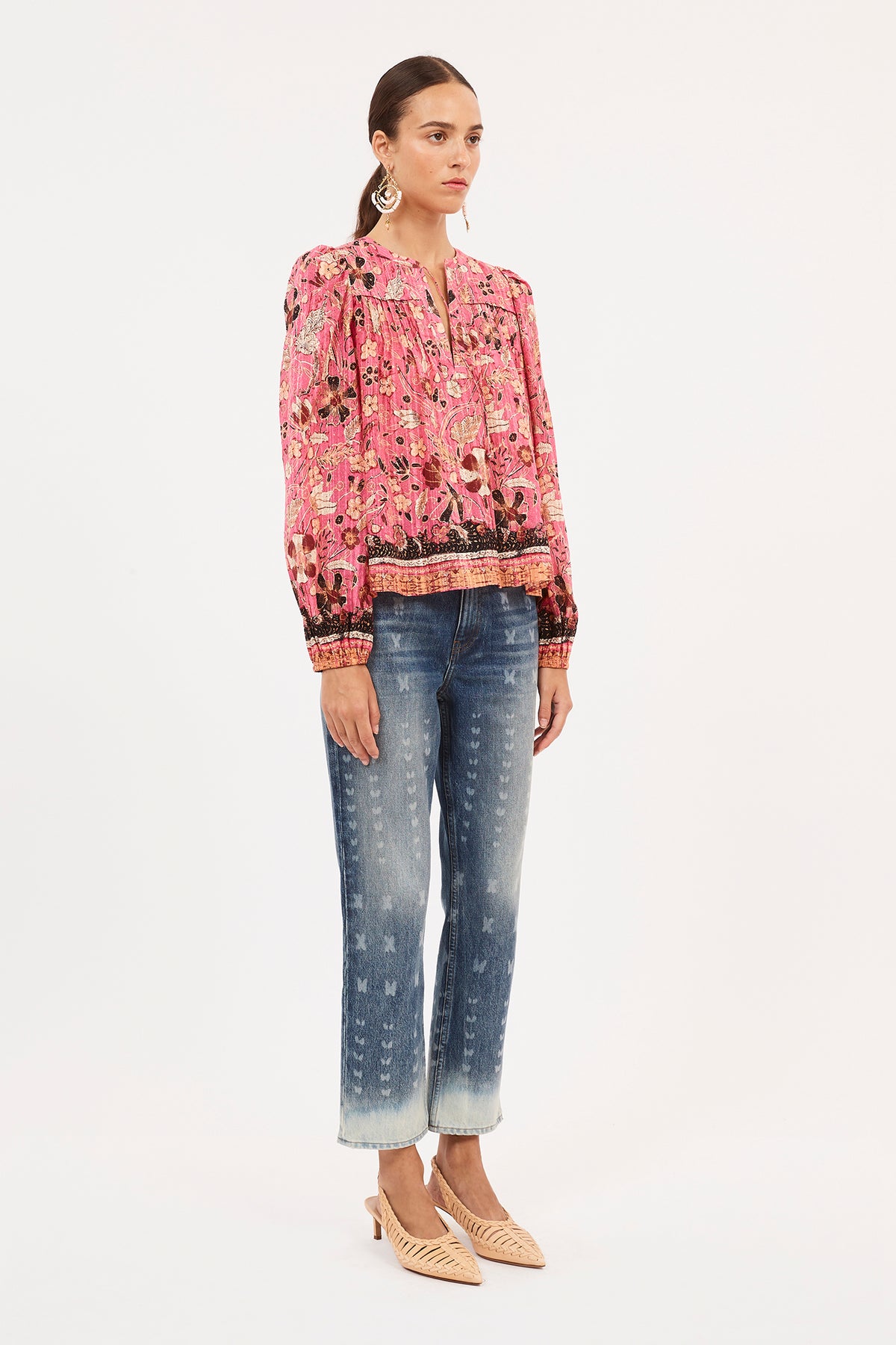 Andi Blouse - Hollyhock