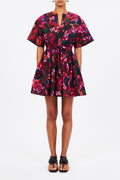 Nadira Dress - Hibiscus