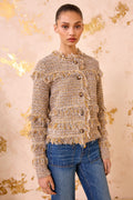 Gita Knit Tweed Jacket - Helios