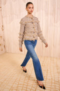 Gita Knit Tweed Jacket - Helios