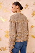 Gita Knit Tweed Jacket - Helios