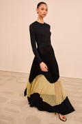 Roanne Klänning Med Lurex - Gold Noir