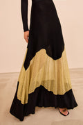 Roanne Klänning Med Lurex - Gold Noir