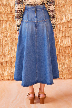 The Brigette Skirt - Danube