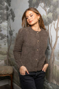 Ulla Mohair Kofta - Taupe