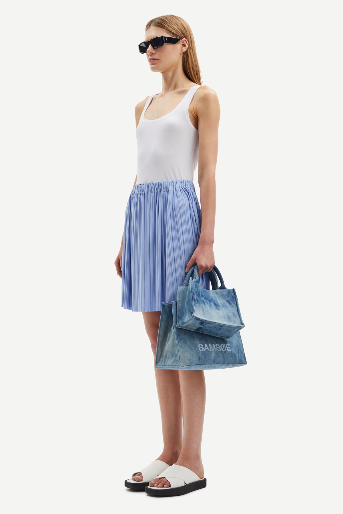 Uma S Skirt - Blue Heron