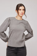 Mercer Blouse - Midnight Sand