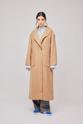 Amber Long Coat - Light Brown