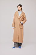 Amber Long Coat - Light Brown