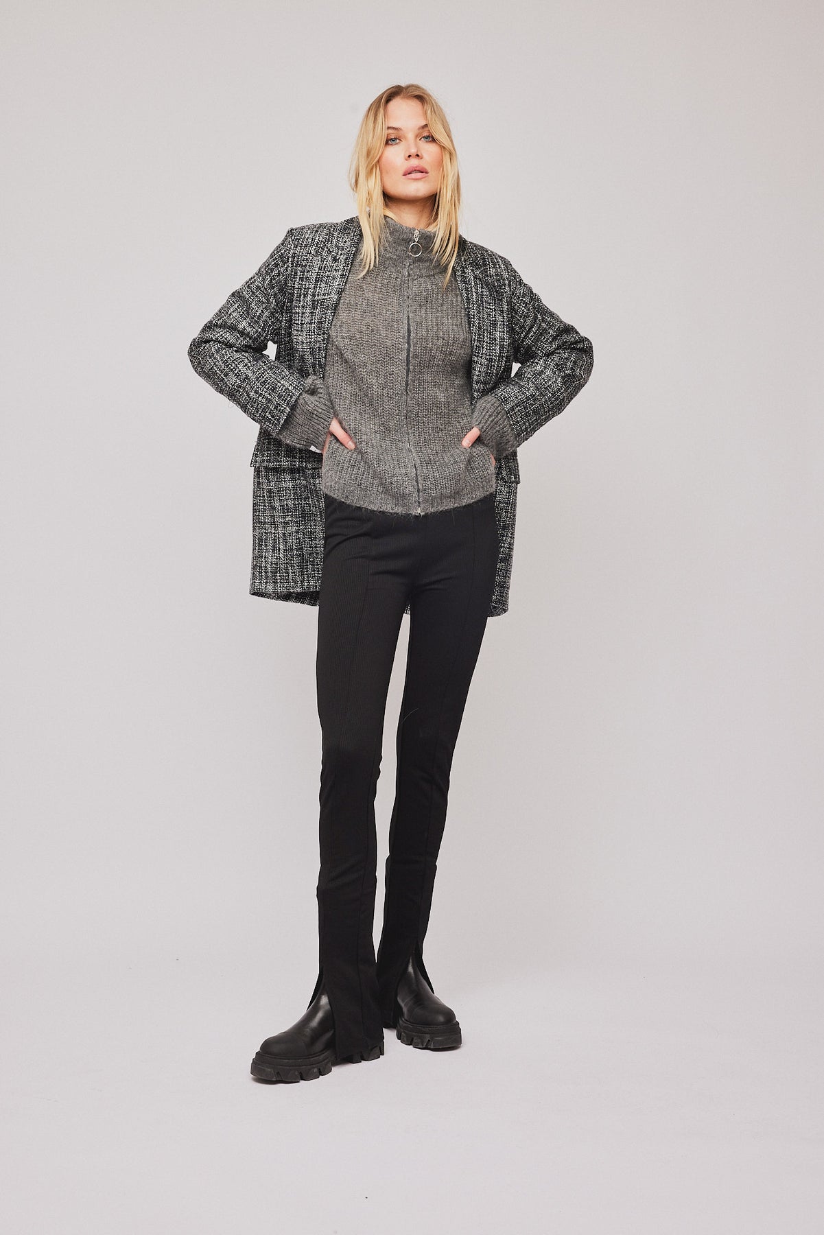 Wolseley Blazer - Salt & Pepper