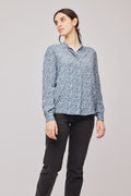Elisa Shirt - Midnight Petite Flower