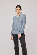 Elisa Shirt - Midnight Petite Flower