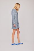 Ellen LS Short Dress - Midnight Petite Flower