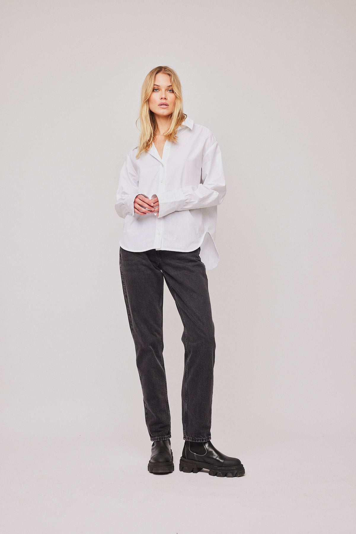 Bleeker Logo Shirt - Optical white