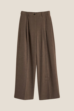 Ursula Wool - Brown Wo/ Stripe