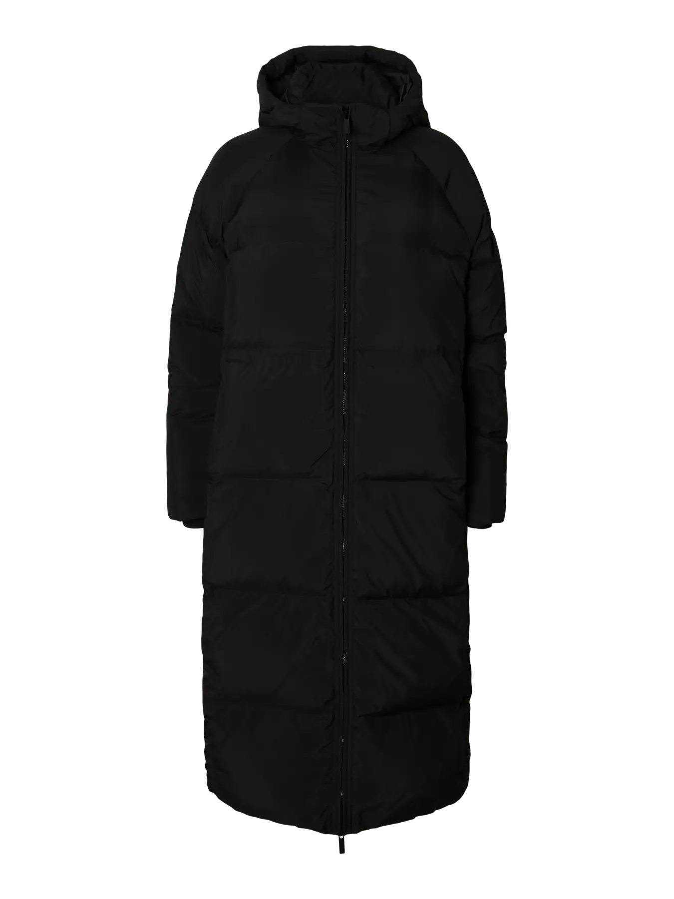Maya Down Long Coat - Svart