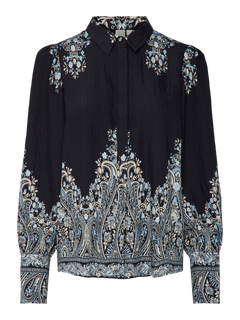 Yasbirma Ls Shirt - Black Birma Print