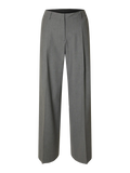 Wide-Rita Lano Mw Pant - Medium Grey Melange