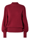 Yasfonny Ls Knit Pullover - Tibetan Red